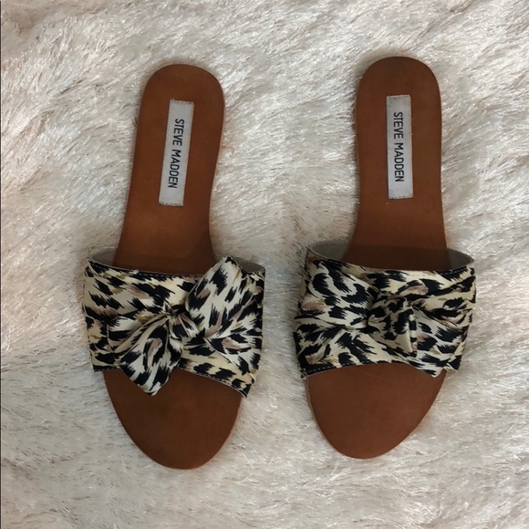 leopard bow slides